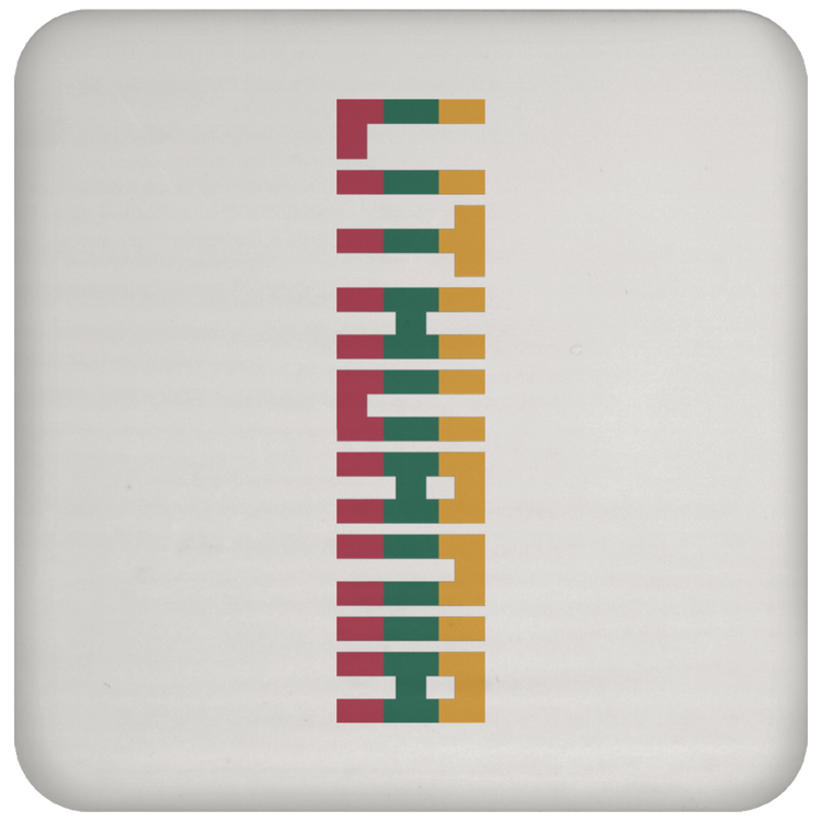 Lithuania - High Gloss Coaster