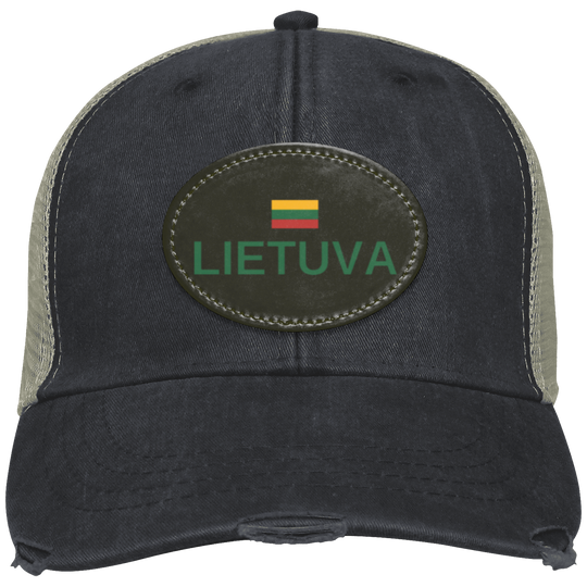 Lietuva Jersey - Distressed Ollie Cap - Oval Patch