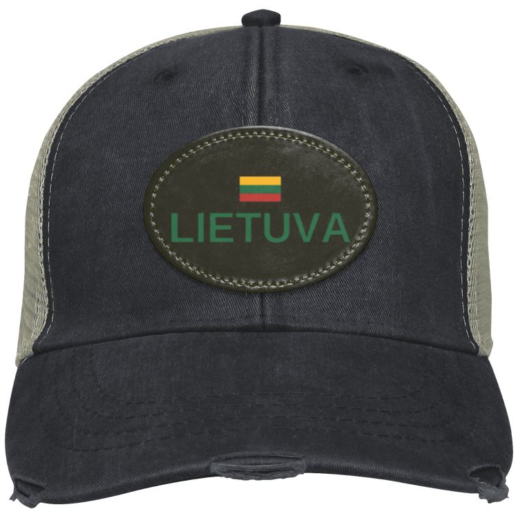 Lietuva Jersey - Distressed Ollie Cap - Oval Patch