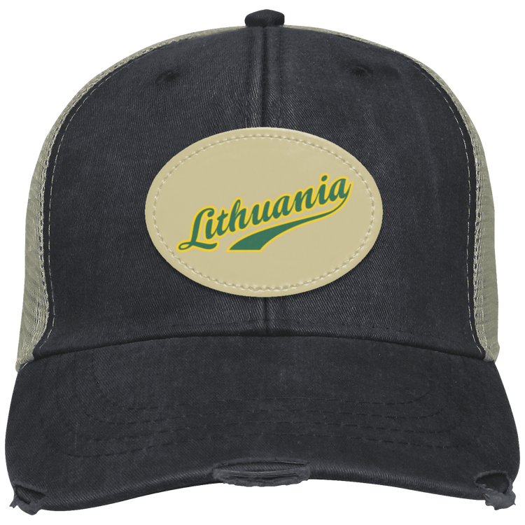 Lithuania - Distressed Ollie Cap - Oval Patch