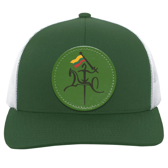 Vytis With Lithuanian Flag - Trucker Snap Back - Circle Patch