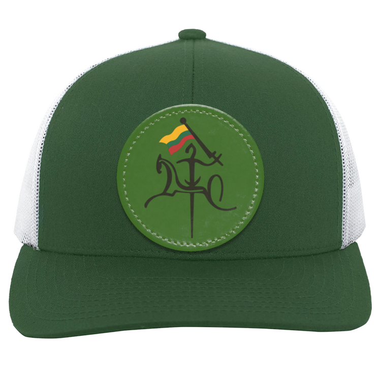 Vytis With Lithuanian Flag - Trucker Snap Back - Circle Patch
