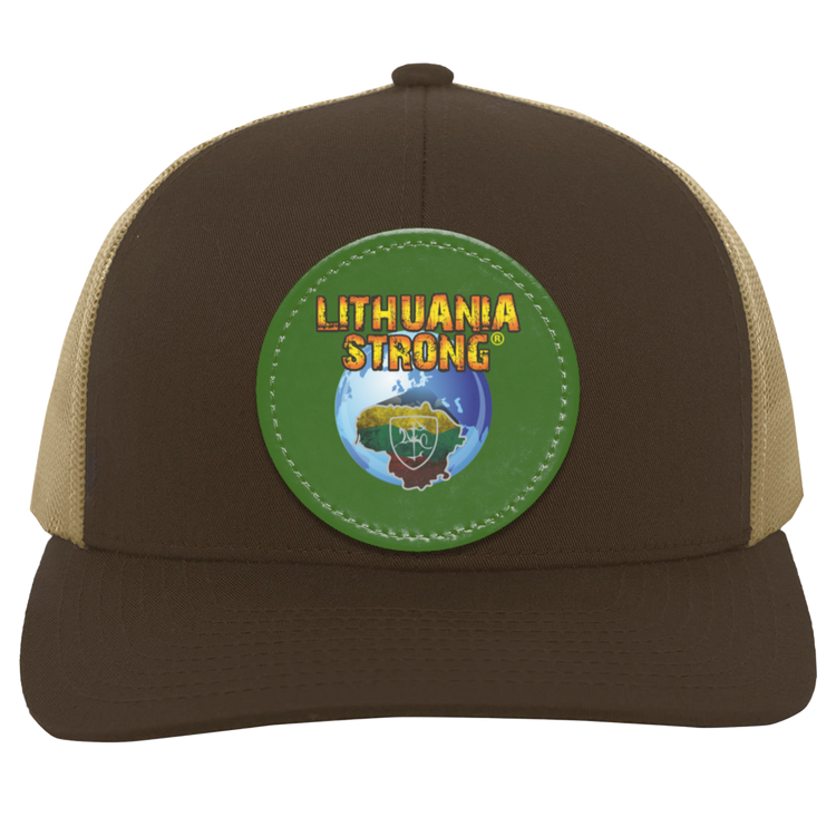 Lithuania Strong - Trucker Snap Back - Circle Patch