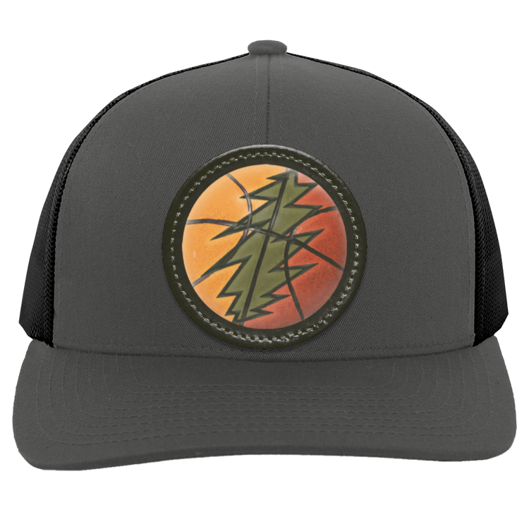 Basketball Bolt - Trucker Snap Back - Circle Patch