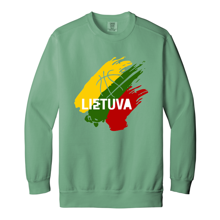 Lietuva BB - Men/Women Unisex Soft-Washed Crewneck Sweatshirt