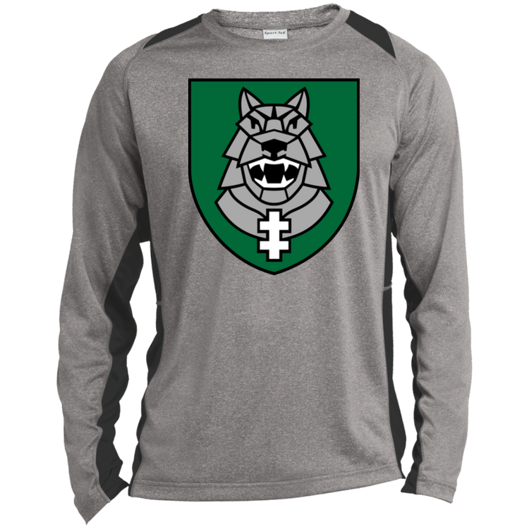 Gelezinis Vilkas - Men's Long Sleeve Colorblock Activewear Performance T
