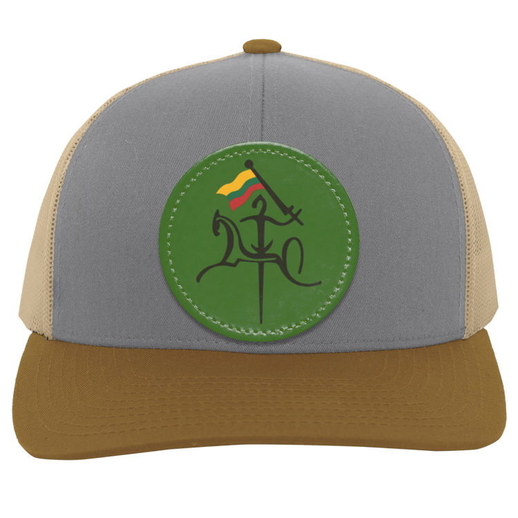 Vytis With Lithuanian Flag - Trucker Snap Back - Circle Patch