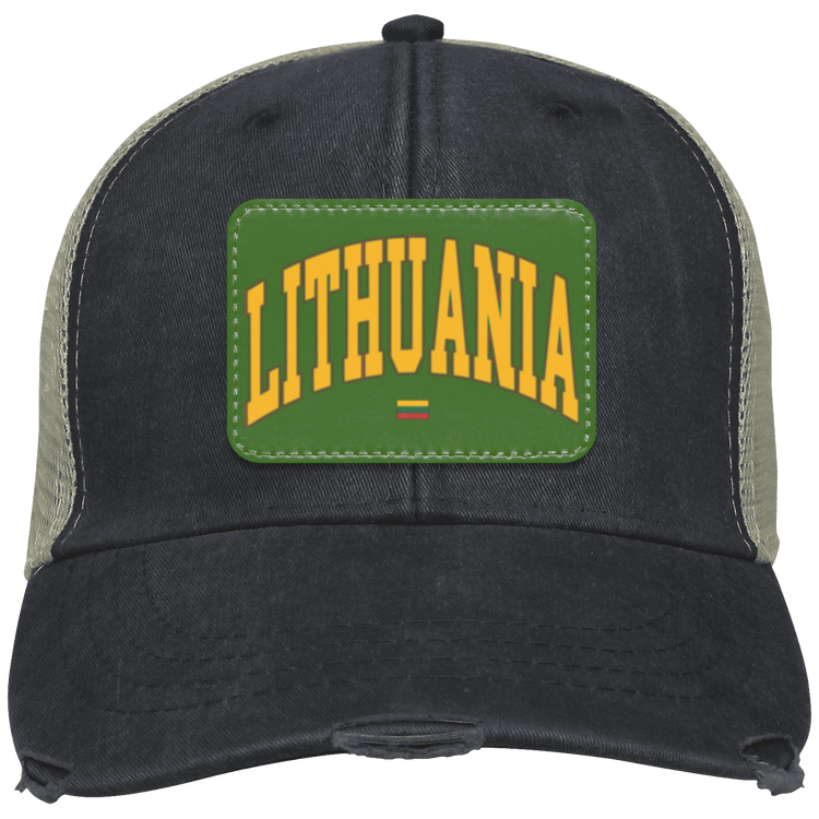 Lithuania - Distressed Ollie Cap - Rectangle Patch