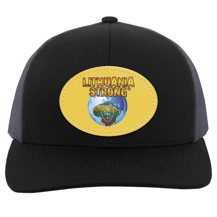 Lithuania Strong - Trucker Snap Back - Oval Patch