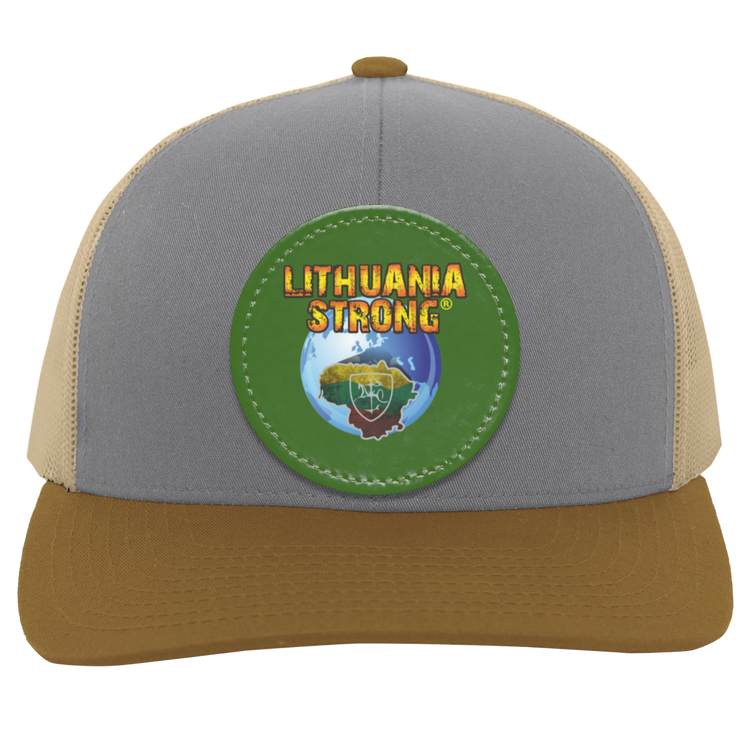Lithuania Strong - Trucker Snap Back - Circle Patch