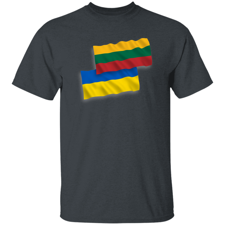 Lithuania Ukraine Flag - Men's Classic Short Sleeve T-Shirt