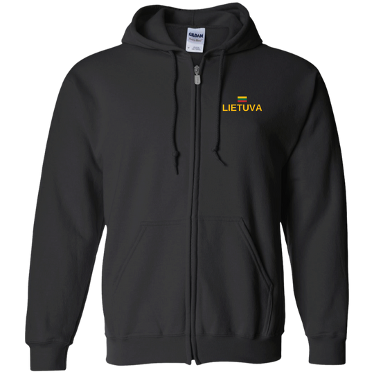 Lietuva - Men/Women Unisex Comfort Full-Zip Hoodie