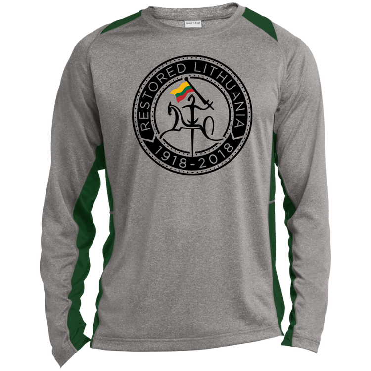 Vytis Restored - Men's Long Sleeve Colorblock Activewear Performance T