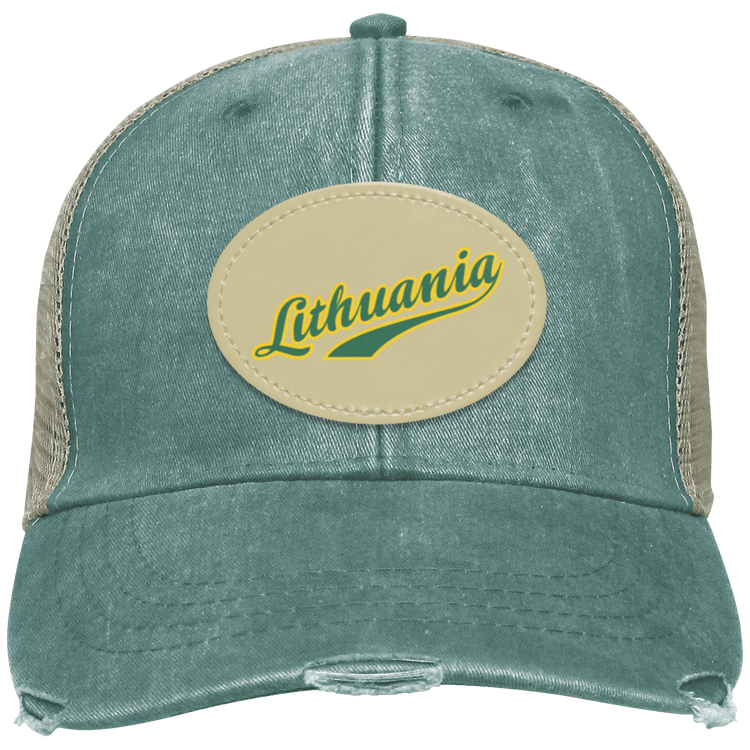 Lithuania - Distressed Ollie Cap - Oval Patch