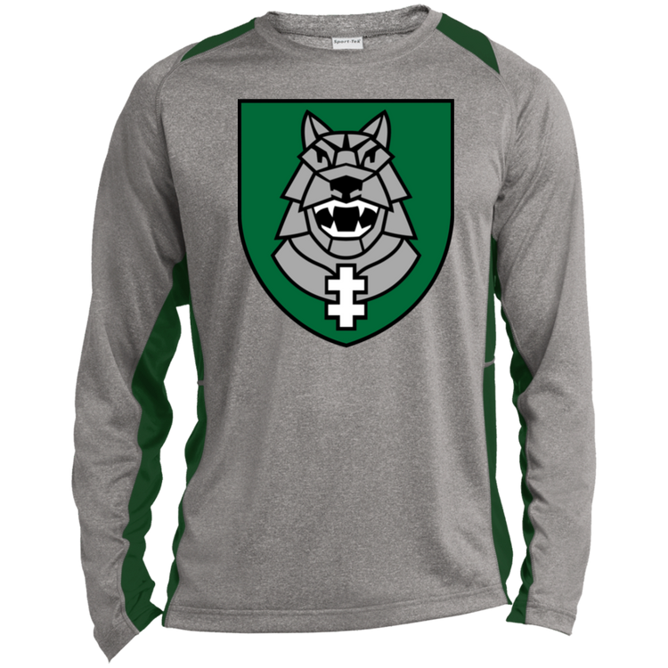 Gelezinis Vilkas - Men's Long Sleeve Colorblock Activewear Performance T