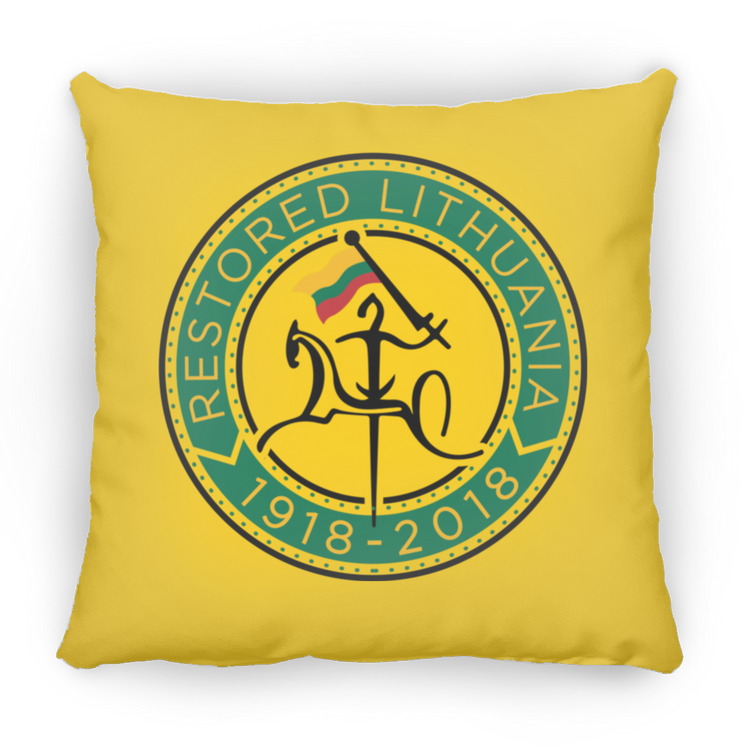 Vytis Restored - Small Square Pillow