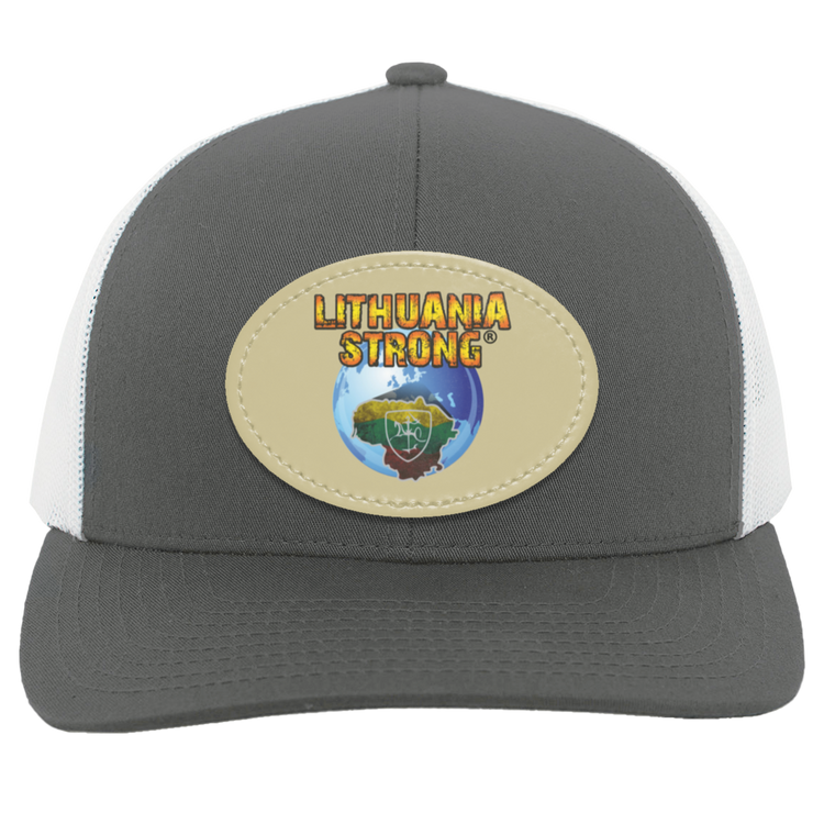 Lithuania Strong - Trucker Snap Back - Oval Patch