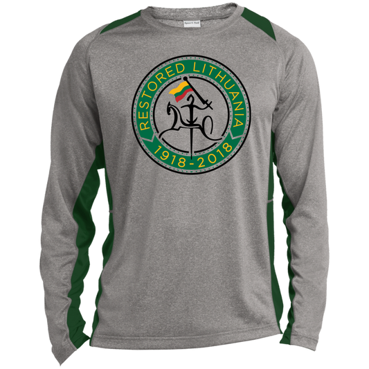 Vytis Restored - Men's Long Sleeve Colorblock Activewear Performance T
