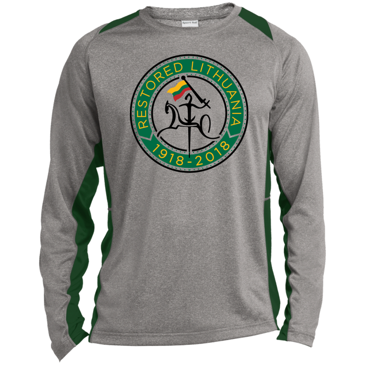 Vytis Restored - Men's Long Sleeve Colorblock Activewear Performance T