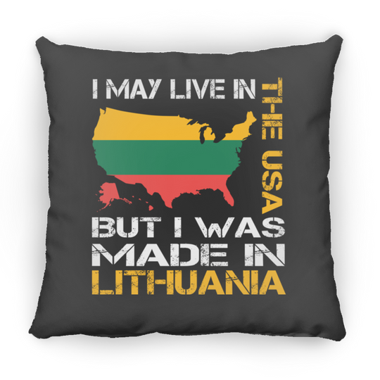 Made in Lithuania - Small Square Pillow