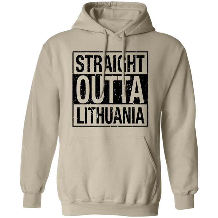 Straight Outta Lithuania - Men/Women Unisex Comfort Pullover Hoodie