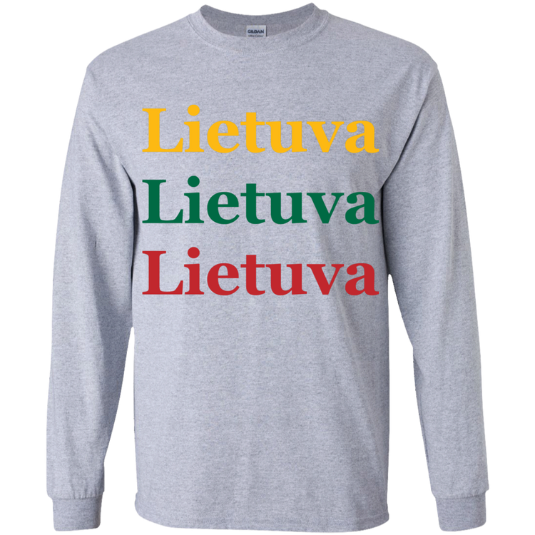 Lietuva - Boys Youth Classic Long Sleeve T-Shirt
