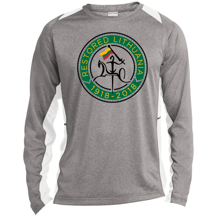Vytis Restored - Men's Long Sleeve Colorblock Activewear Performance T