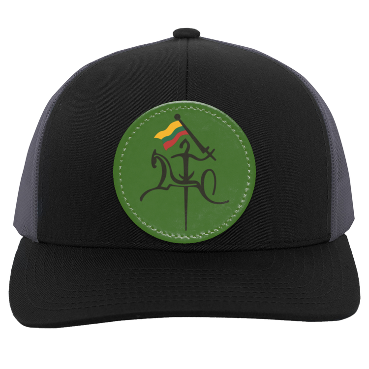 Vytis With Lithuanian Flag - Trucker Snap Back - Circle Patch