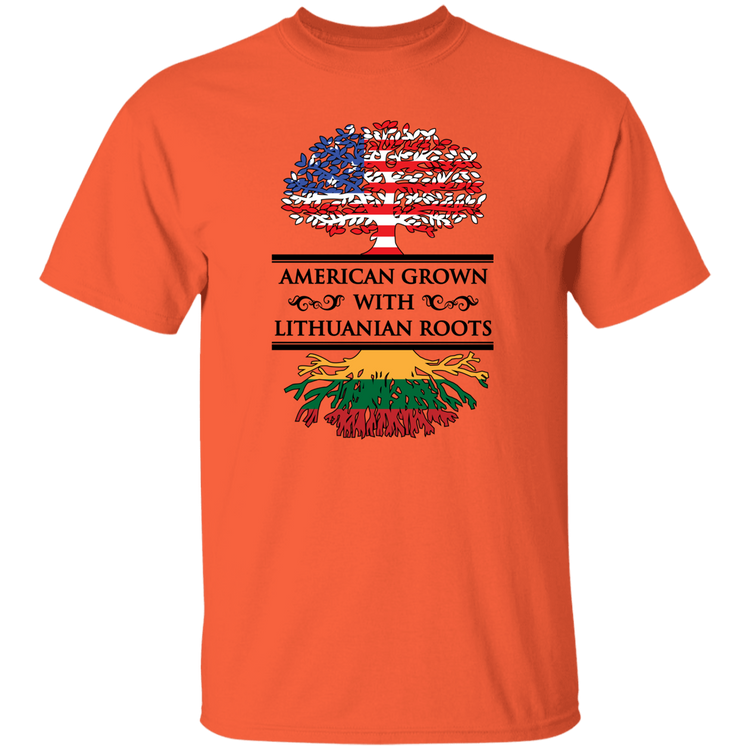 American Grown Lithuanian Roots - Men's Classic Short Sleeve T-Shirt