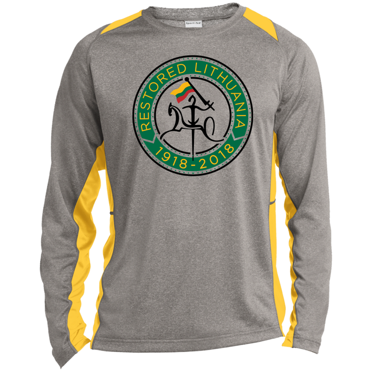 Vytis Restored - Men's Long Sleeve Colorblock Activewear Performance T