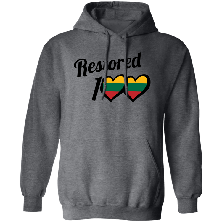 Restored 100 - Men/Women Unisex Comfort Pullover Hoodie