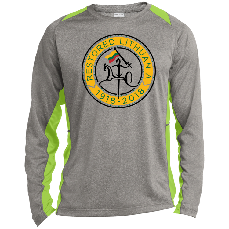 Vytis Restored - Men's Long Sleeve Colorblock Activewear Performance T