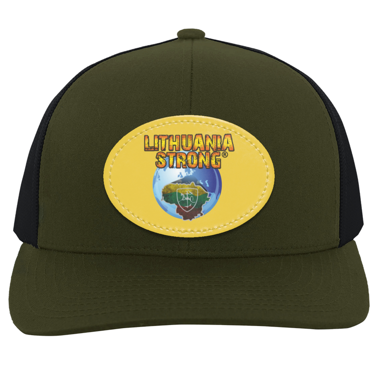 Lithuania Strong - Trucker Snap Back - Oval Patch