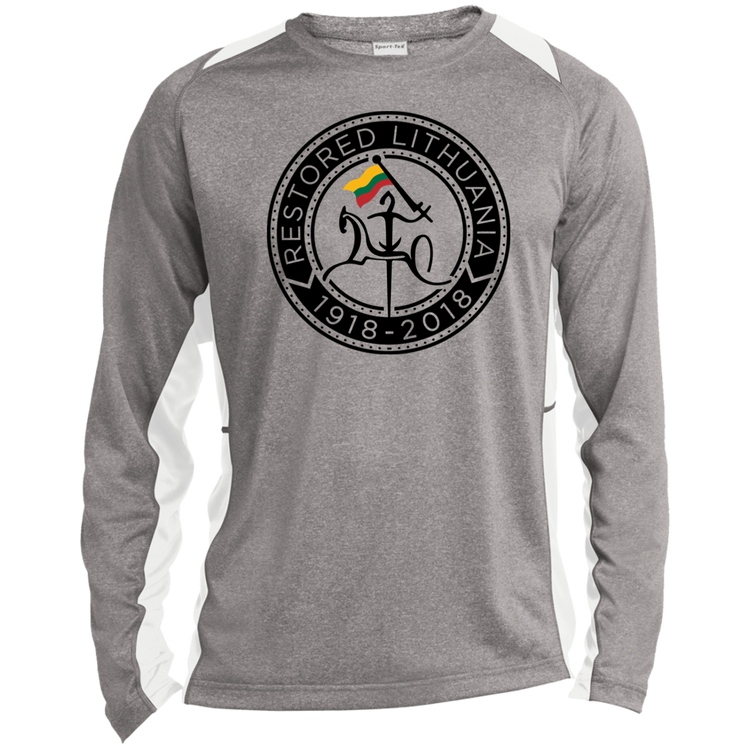Vytis Restored - Men's Long Sleeve Colorblock Activewear Performance T