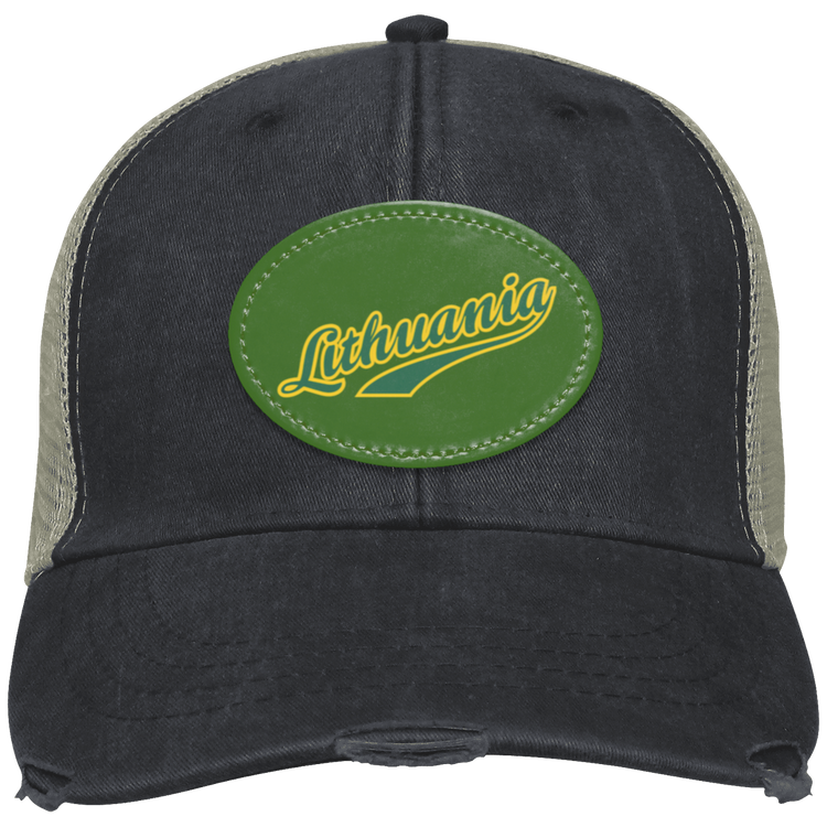 Lithuania - Distressed Ollie Cap - Oval Patch