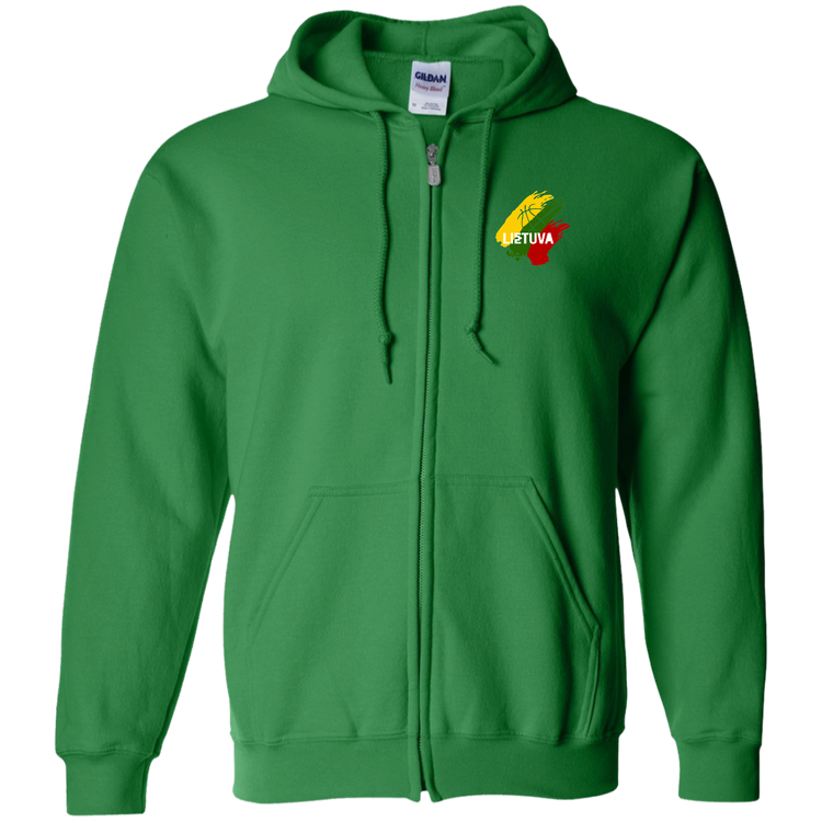 Lietuva BB - Men/Women Unisex Comfort Full-Zip Hoodie