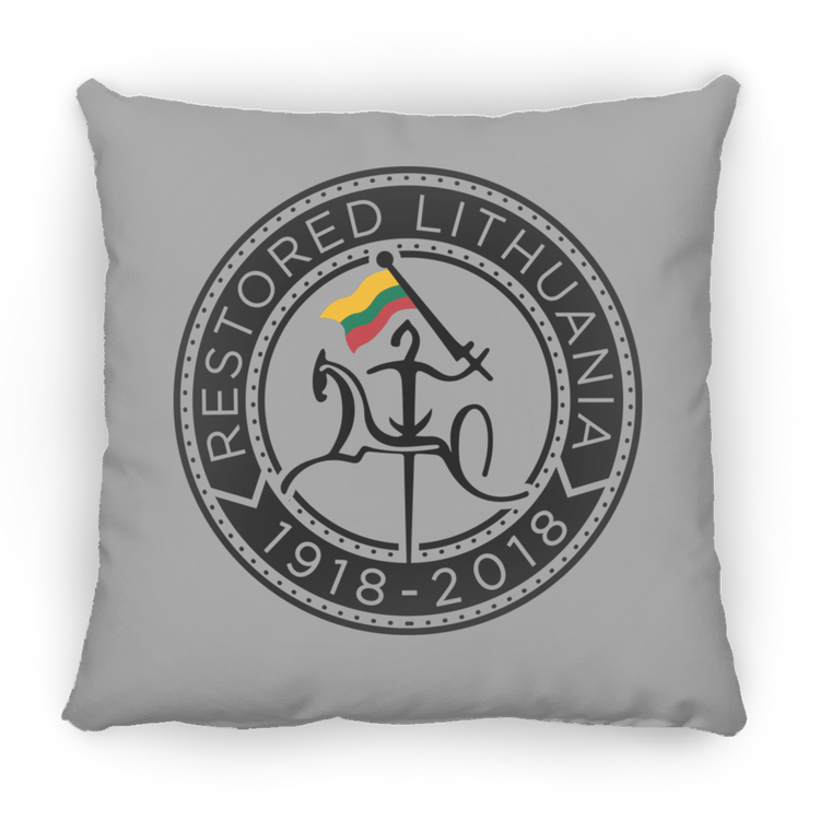 Vytis Restored - Small Square Pillow
