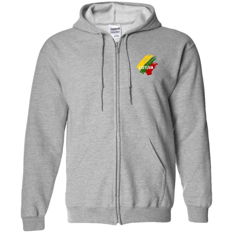 Lietuva BB - Men/Women Unisex Comfort Full-Zip Hoodie