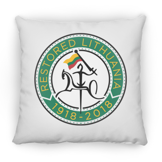Vytis Restored - Small Square Pillow