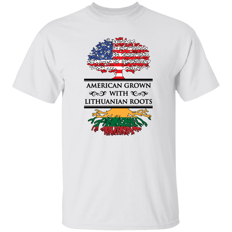 American Grown Lithuanian Roots - Men's Classic Short Sleeve T-Shirt