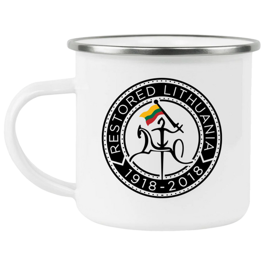 Vytis Restored - 12 oz. Enamel Camping Mug