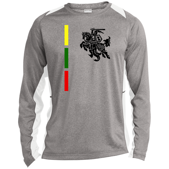 Warrior Vytis - Men's Long Sleeve Colorblock Activewear Performance T