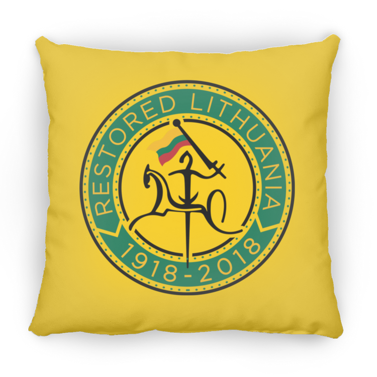 Vytis Restored - Large Square Pillow