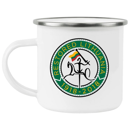 Vytis Restored - 12 oz. Enamel Camping Mug
