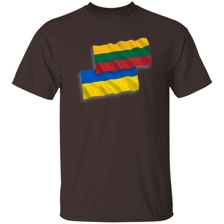 Lithuania Ukraine Flag - Men's Classic Short Sleeve T-Shirt