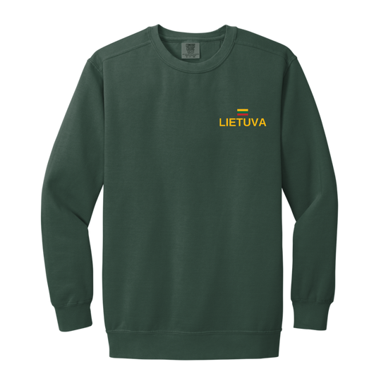 Lietuva Jersey - Men/Women Unisex Soft-Washed Crewneck Sweatshirt
