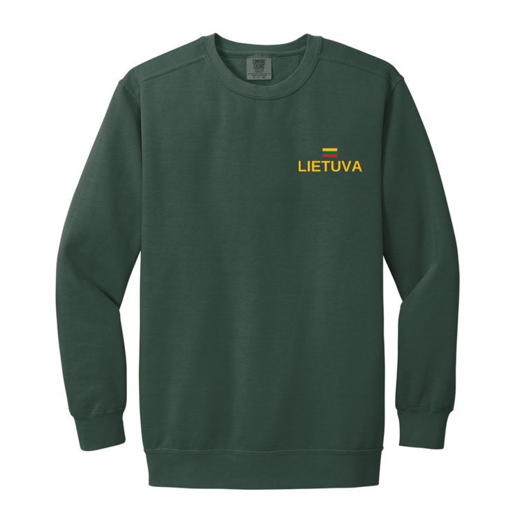 Lietuva Jersey - Men/Women Unisex Soft-Washed Crewneck Sweatshirt