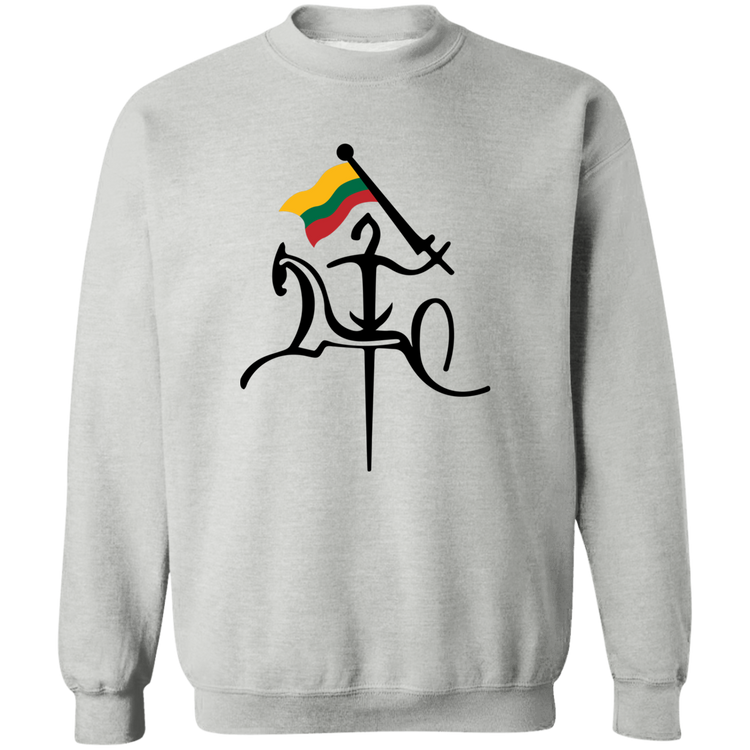 Vytis with Flag - Men/Women Unisex Comfort Crewneck Pullover Sweatshirt