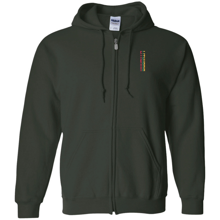 Lithuania - Men/Women Unisex Comfort Full-Zip Hoodie