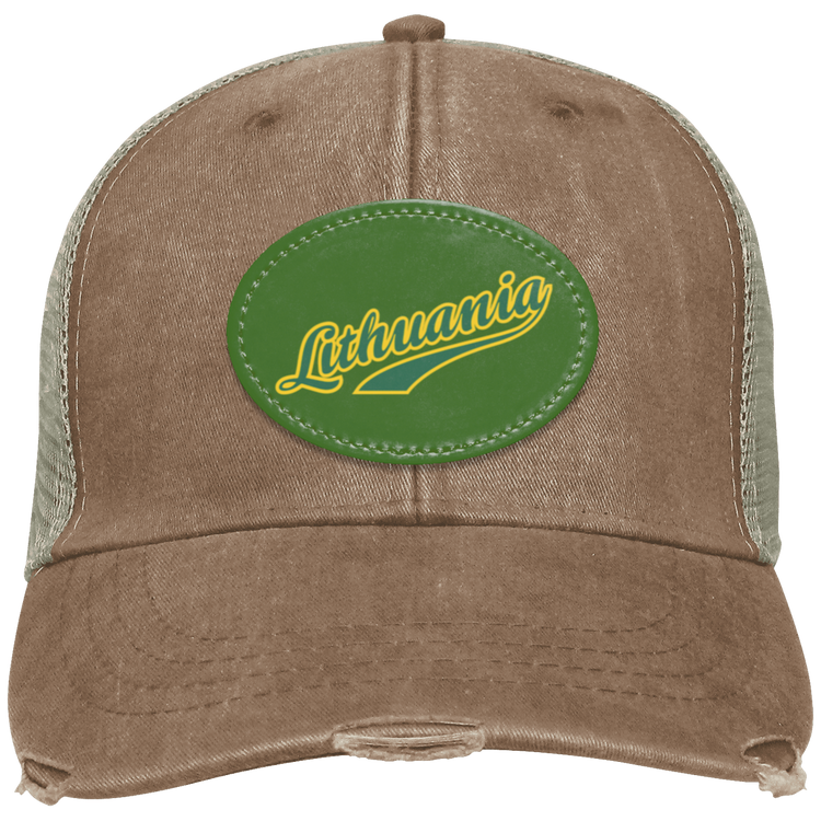 Lithuania - Distressed Ollie Cap - Oval Patch
